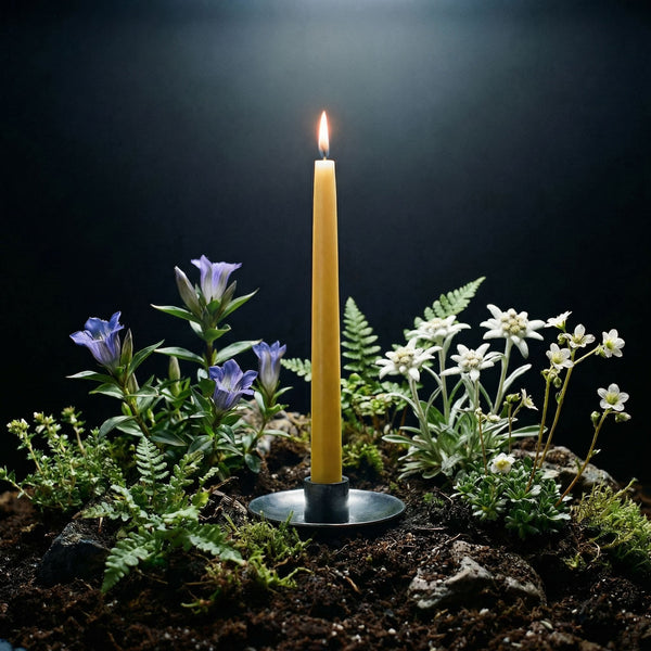 Hand-Dipped Beeswax Taper Candles - Bulk 4-Pair Bundle