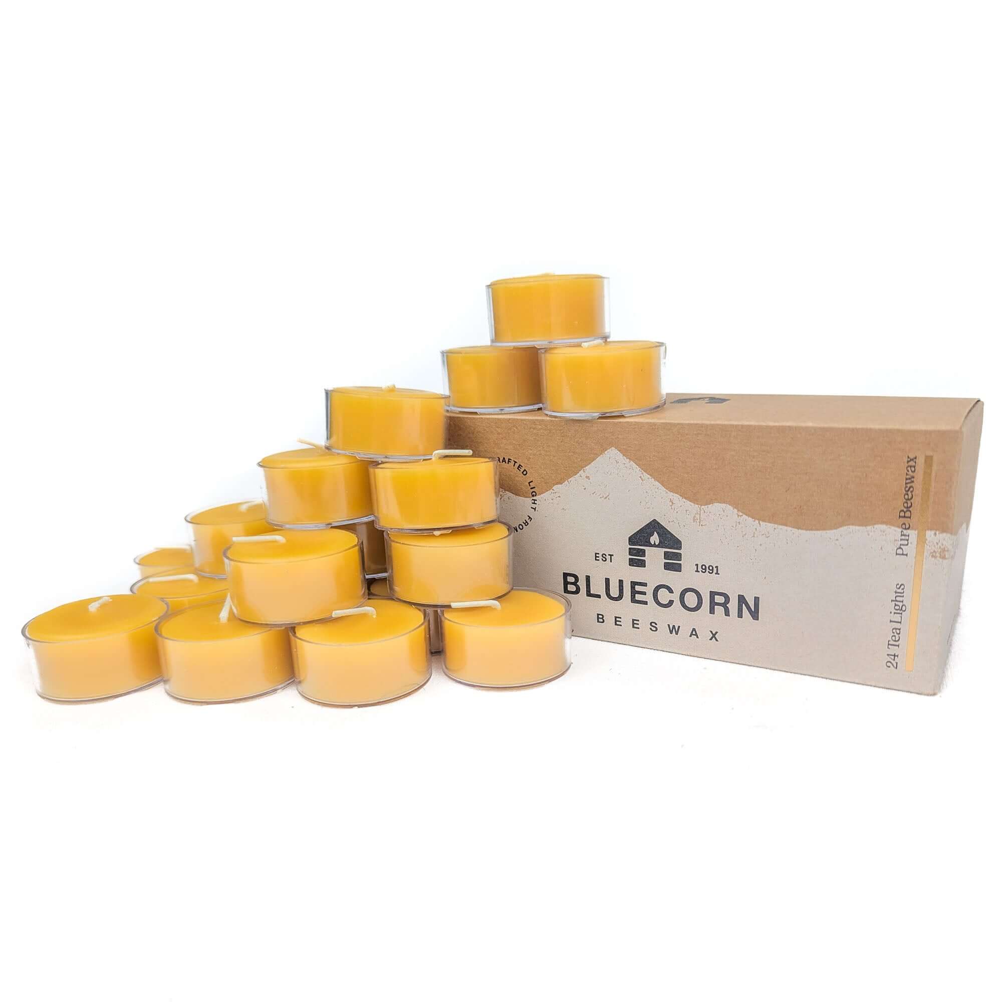 Pure Beeswax Tea Light Candles