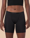 hannahSENSE boyshorts period underwear in black — organic cotton leakproof design