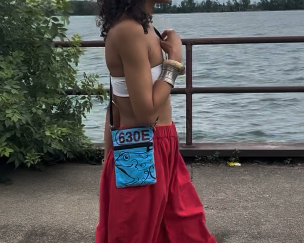 Breezy Crossbody Bag – Upcycled & Recycled Mini Bag by TORRAIN
