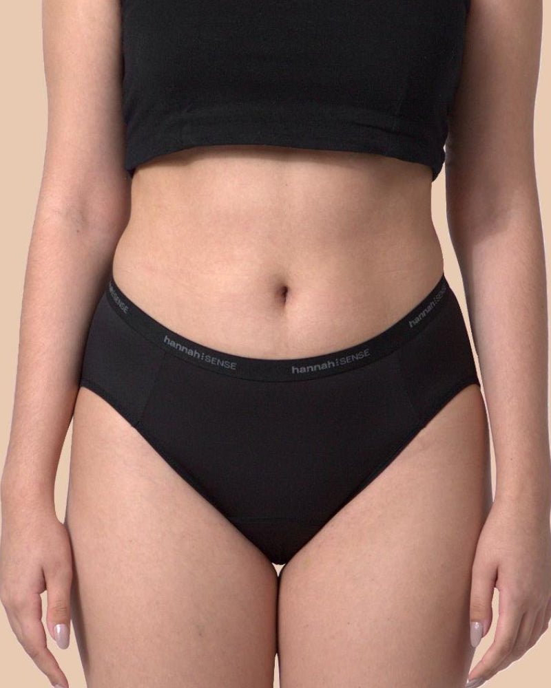 hannahSENSE Brief Light organic cotton period underwear front view