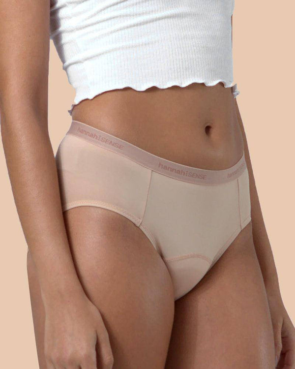 hannahSENSE Brief Light period underwear with reusable storage pouch