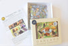 California Trail Oakland Zoo jigsaw puzzle box open with puzzle pieces