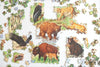 California Trail Oakland Zoo jigsaw puzzle partially assembled