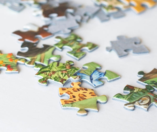 California Trail 500-Piece Jigsaw Puzzle – Oakland Zoo Wildlife Art by Les Toil