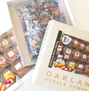 Open box of the California Wine Tasting puzzle by Oakland Puzzle Company