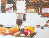 California Wine Tasting puzzle partially assembled on a table