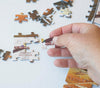 Single piece from the 500-piece California Wine Tasting jigsaw puzzle