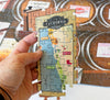 Close-up of California Wine Tasting puzzle pieces, 500-piece ribbon-cut jigsaw