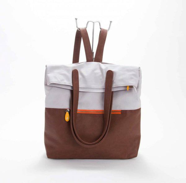 Greenpoint Eco Tote Backpack: Sustainable Chic (Organic Cotton, Convertible, Laptop, Pockets, Gifts)