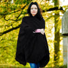 Alpaca Cotton Blend Cape Wrap Poncho – Solid Colour | Purely Alpaca