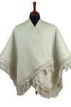 Alpaca Cotton Blend Cape Wrap Poncho – Solid Colour | Purely Alpaca