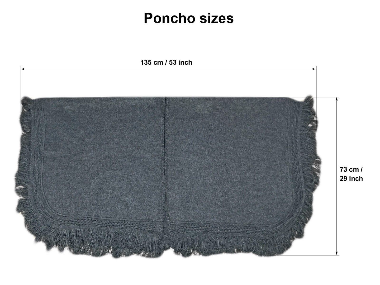 Alpaca Cotton Blend Cape Wrap Poncho – Solid Colour | Purely Alpaca