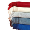 Alpaca Cotton Blend Cape Wrap Poncho – Solid Colour | Purely Alpaca