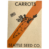 Chantenay Red Core carrot seeds packet from Seattle Seed Company