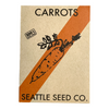 Danvers heirloom carrot seeds packet from Seattle Seed Company