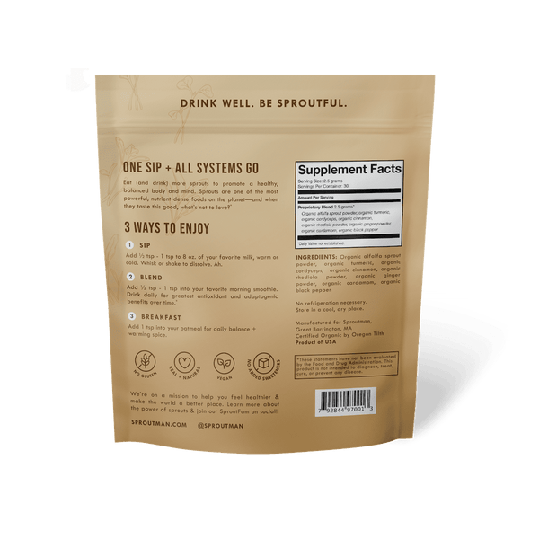 Chai Balance Sprout Powder from Sproutman, product image 2