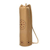 OMSutra Chakra Rivet Yoga Mat Bag interior showing soft cotton lining and zippered pocket