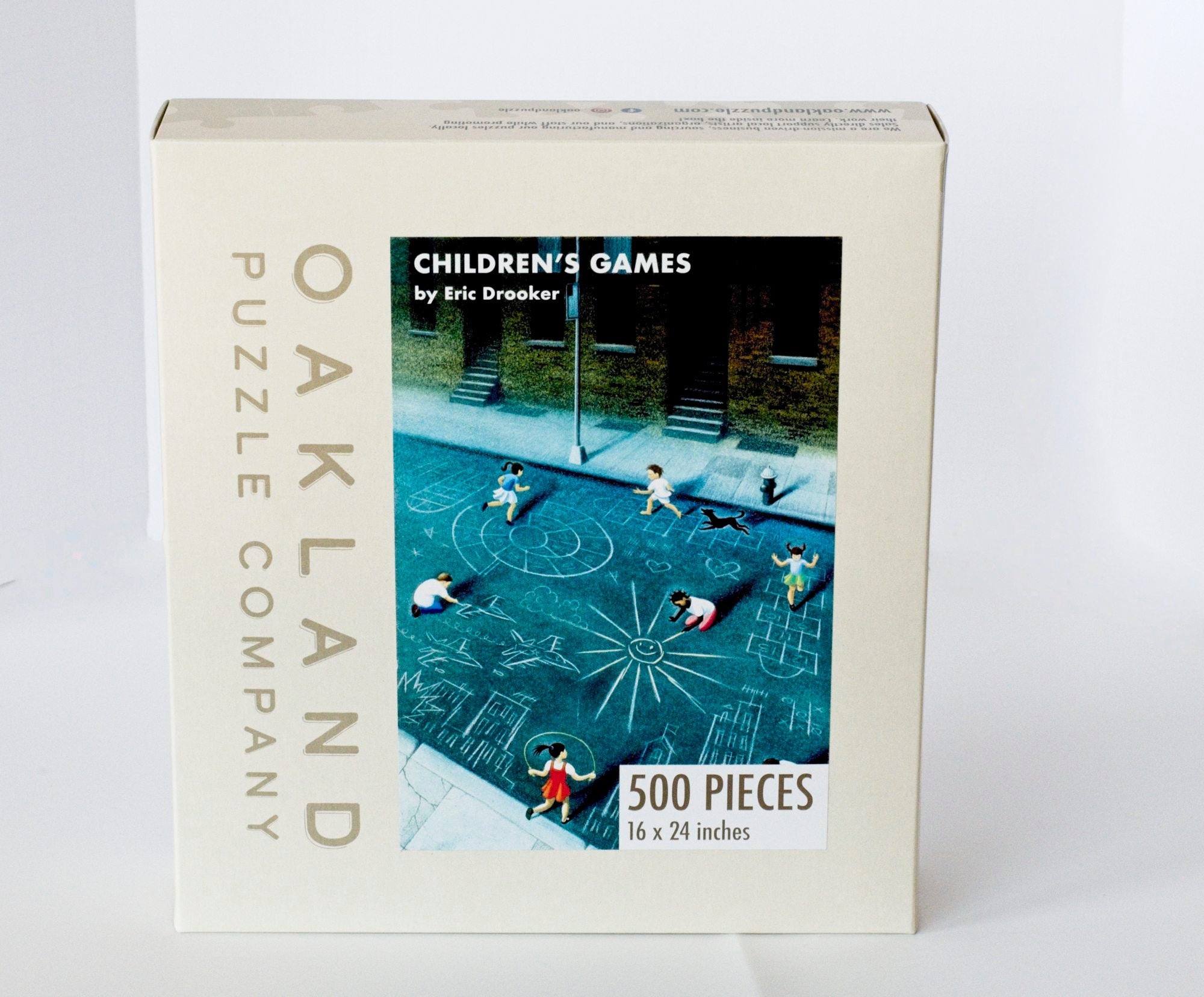 Children's Games 500-Piece Jigsaw Puzzle by Eric Drooker