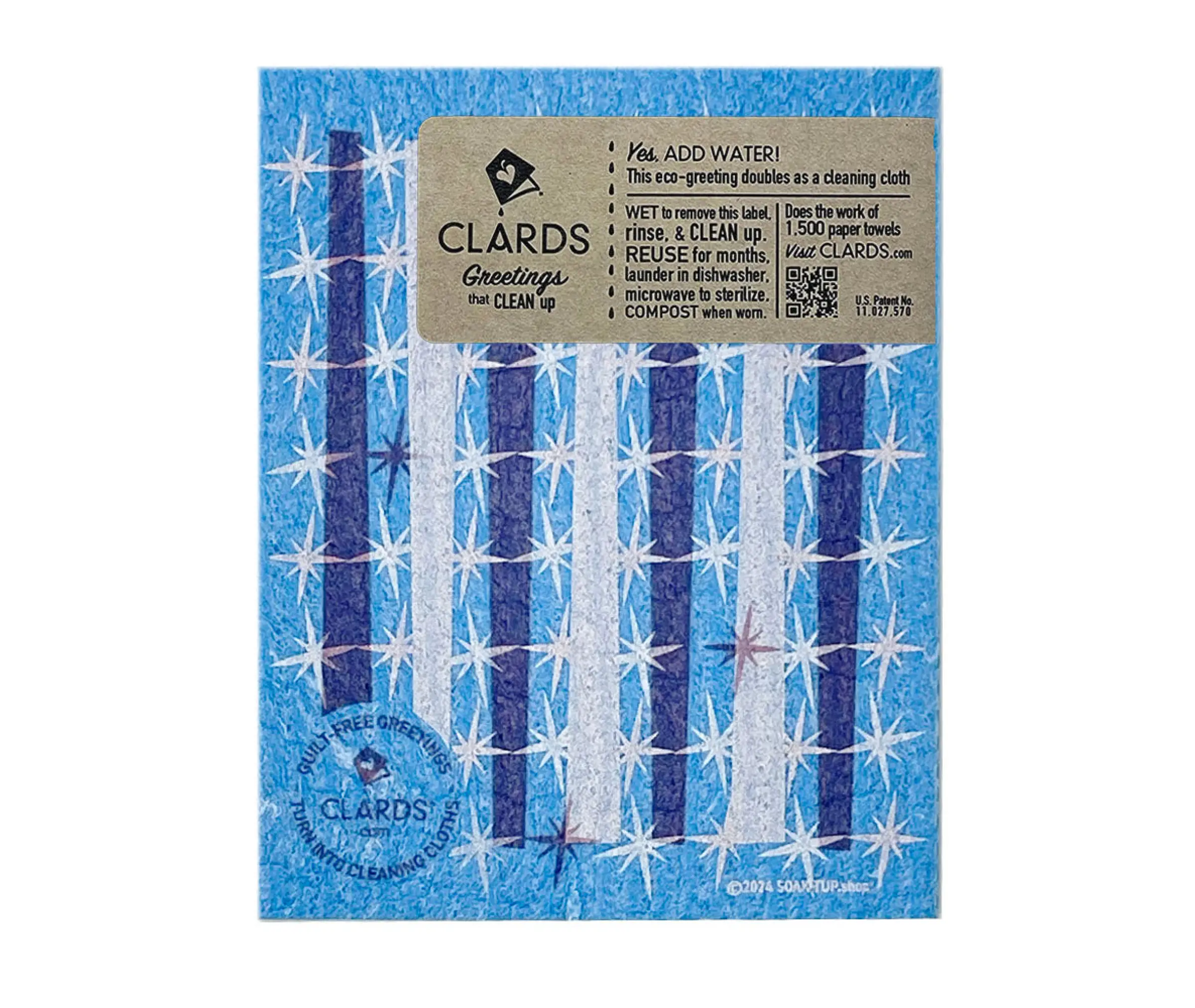 You Clean Up Nice—Soak iT Up Clards—Greetings turn into cleaning cloths