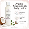 Organic Coconut Milk Body Lotion – Deep Hydration for Soft Skin