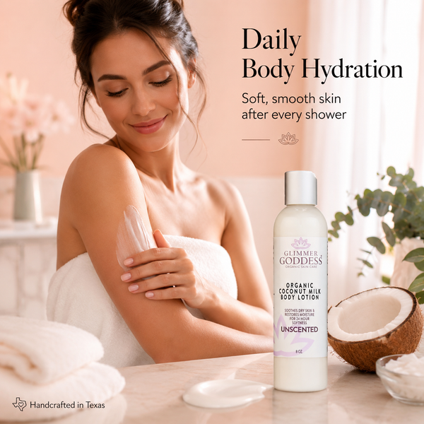 Organic Coconut Milk Body Lotion – Deep Hydration for Soft Skin