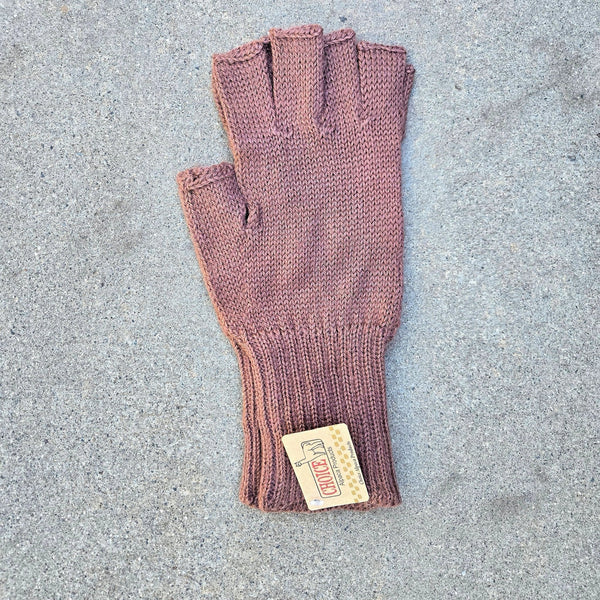 100% Alpaca Fingerless Gloves – Colorful, Warm Knit Gloves for Women & Men