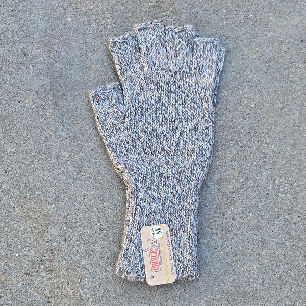 100% Alpaca Fingerless Gloves – Colorful, Warm Knit Gloves for Women & Men