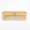 Handcrafted natural bamboo comb for all hair types — anti-static and gentle on scalp