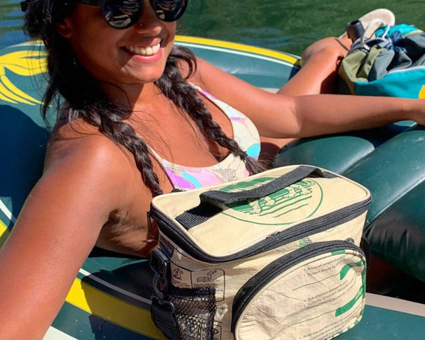 Stay cool and sustainable with our Plunge Cooler Bag. This reusable cooler is made from recycled materials and is perfect for keeping your drinks and snacks chilled on hot days. Lightweight, durable, and eco-friendly, the Plunge Cooler Bag is the perfect companion for your outdoor adventures. Order yours today!