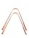 Pure Copper Tongue Scraper - 100% Pure Copper Tongue Cleaner