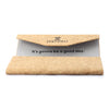 Cork case with motivational message 'It's gonna be a good day.' by joycoast on a white background