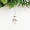 Add a touch of timeless elegance to your holiday celebrations with our Crystal Bead Angel Ornament. This eco-friendly and portable ornament is perfect for decorating your home or taking with you on the go. Order yours today!