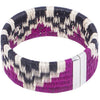 Fuchsia handwoven palm cuff bracelet – Mountain style by Tulia x HHPLift