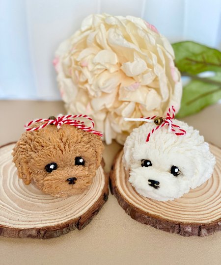 Cute Puppy Head Soy Wax Candle