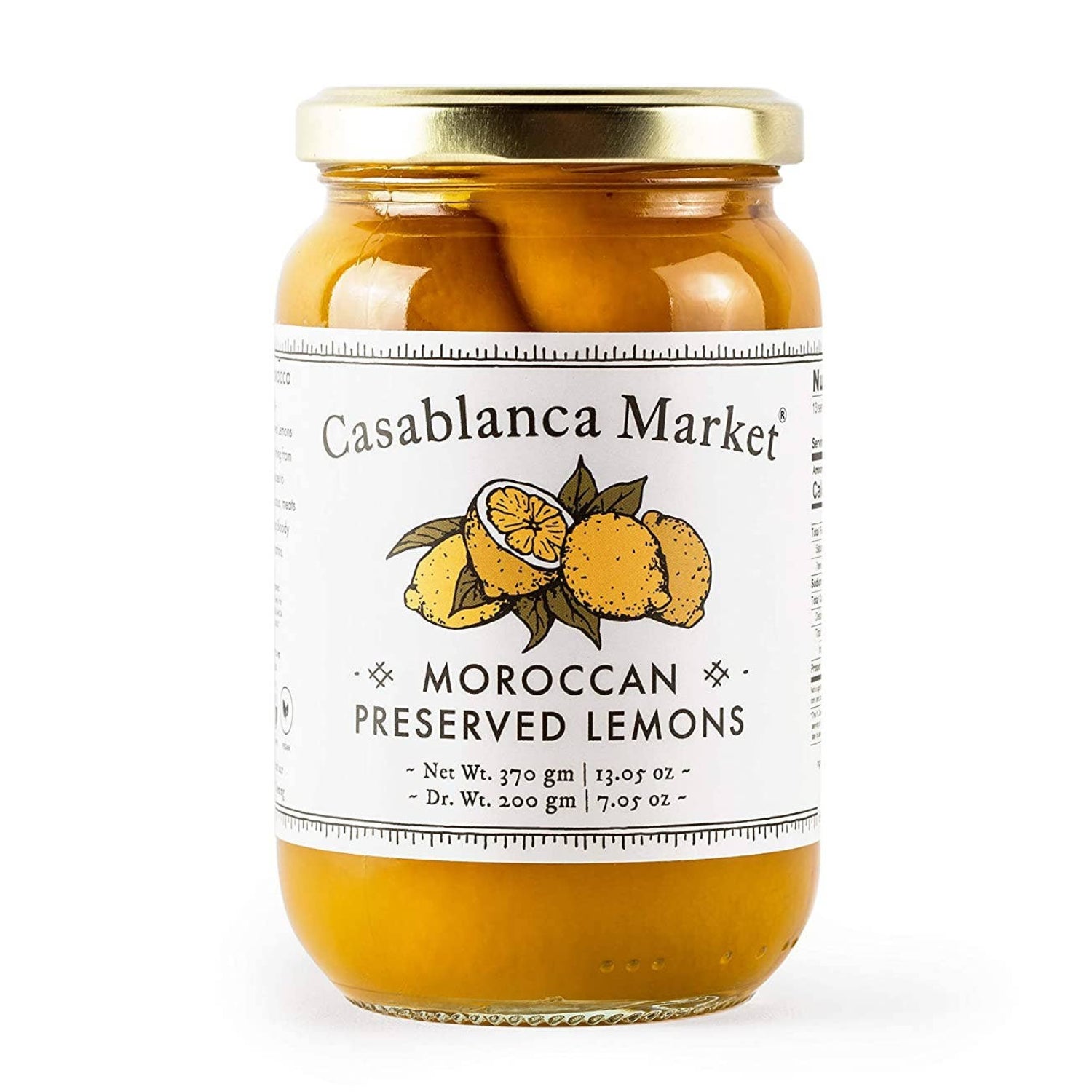 Casablanca Market preserved lemons jar styled as a kitchen gift with North African pantry ingredients