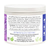 Friendship Organics organic blueberry tea tin open showing plastic-free cellophane inner bag