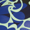Deeper furoshiki silk wrap folded and tied as a gift wrap around a large box, showcasing reusable eco-friendly gift wrapping