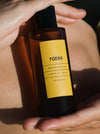 Close-up of FORAH Deeps Cleansing Oil texture – lightweight, non-greasy natural cleansing oil