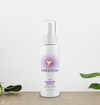 Lavender and eucalyptus essential oil shower mist spray for aromatherapy and stress relief