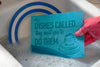 Soak iT Up Swedish dishcloth displayed as a fun, compostable kitchen gift — replaces up to 17 rolls of paper towels