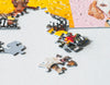 Dogs Portraits jigsaw puzzle partially assembled
