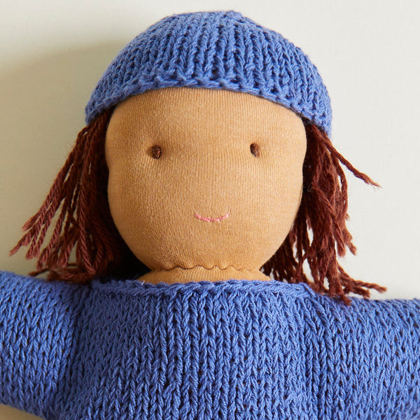 Cuddle Up with Comfort: Organic Cotton Doll Leo by Sarah's Silks
