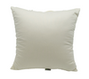 Beige pillow on a white background