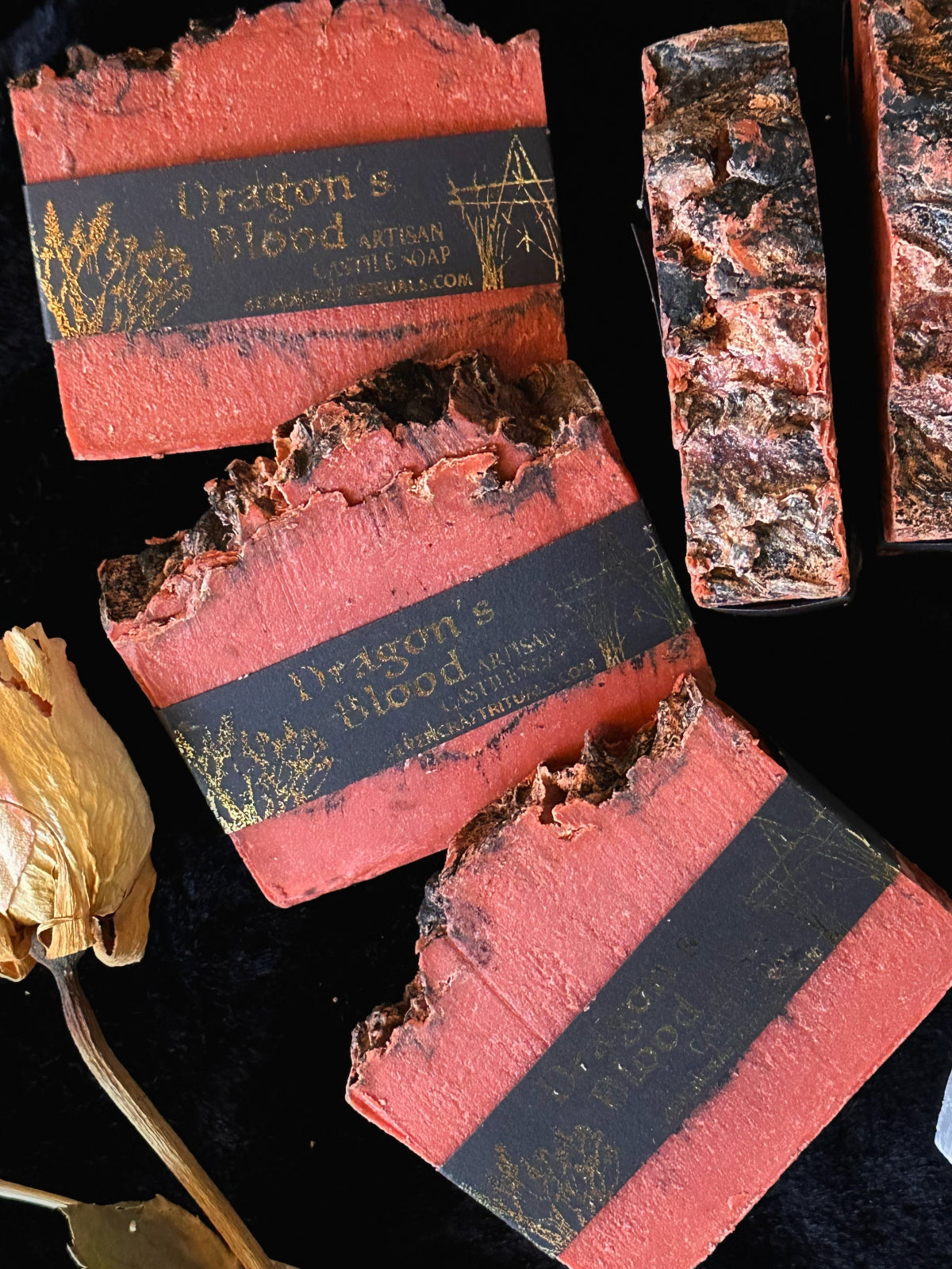 Dragon's Blood - Artisan, Superfatted, Cold- Processed Castile Soap for the Face and Body