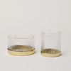 Fluted Glass Votive Set