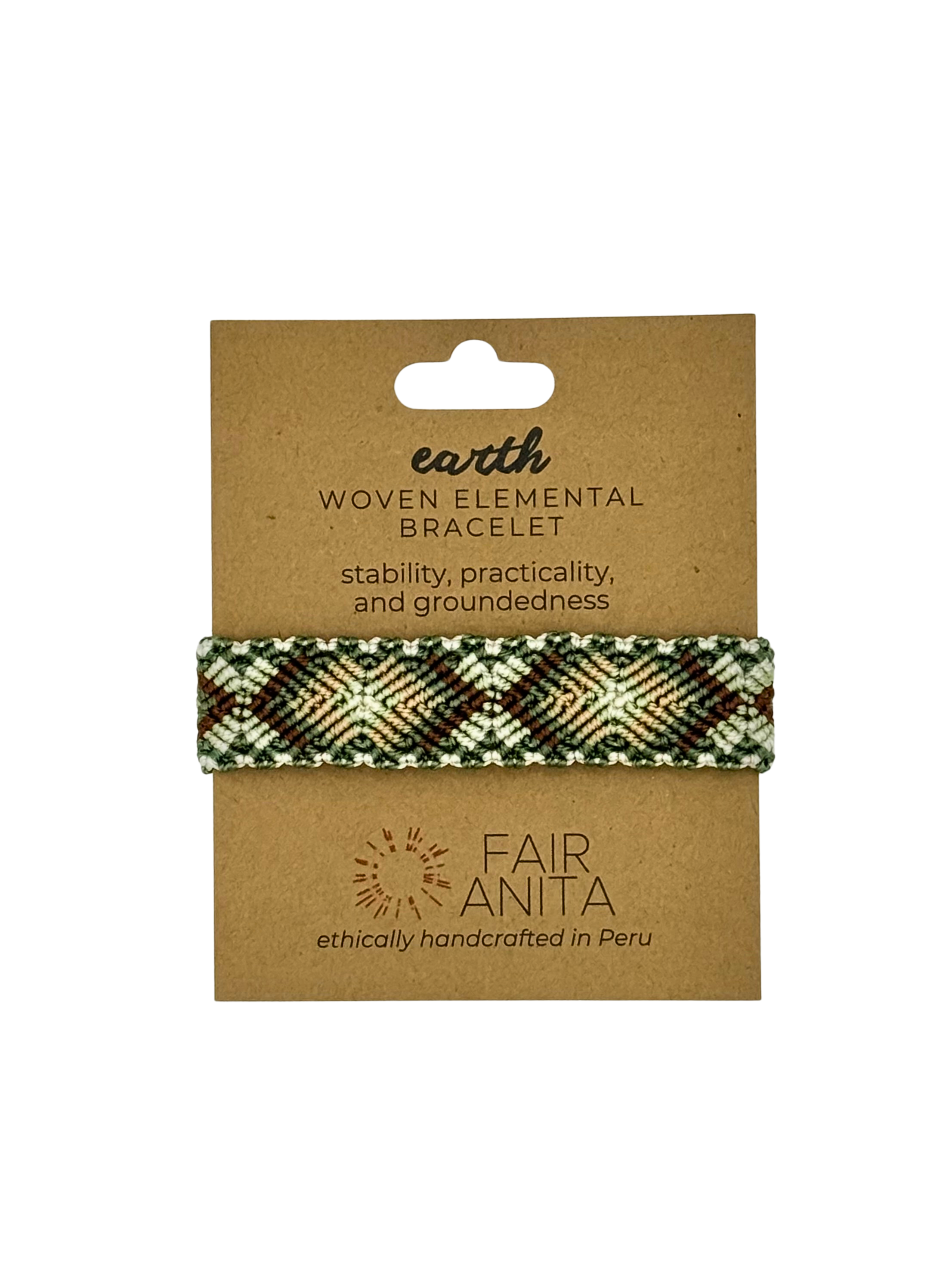 Elemental Woven Bracelet | Hand Knotted Fair Trade Cotton