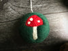 Felted Wool Round Ornament