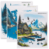 Swedish Dishcloths Mixed Lake Set of 3 – Eco-Friendly Paper Towel Replacement