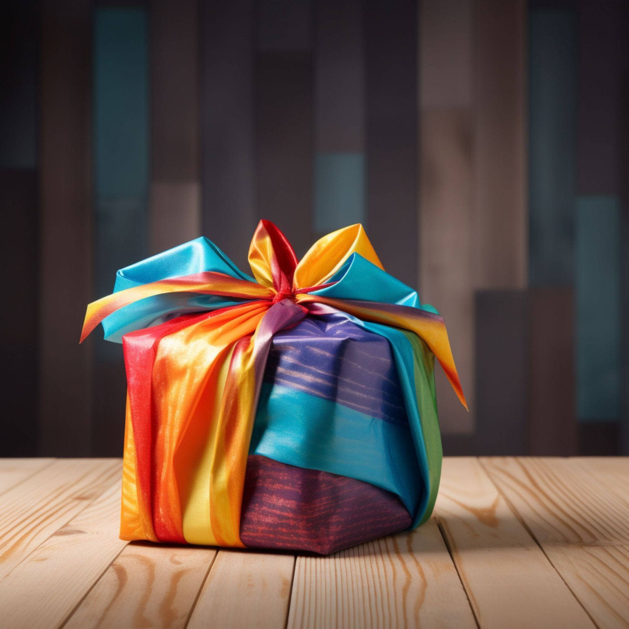 EcoFriendly Gift Wrapping made from upcycled Indian sari cloth by Darn Good Yarn